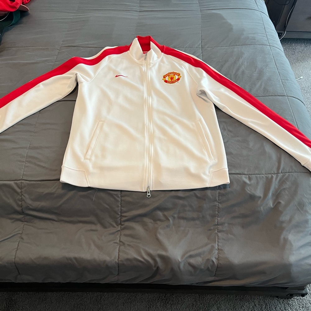 Nike Manchester United/White and Red Track Jacket
